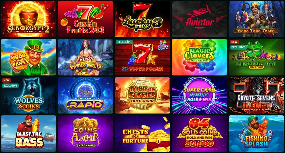 Pinco Casino Oyun Seçenekleri